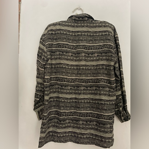 Claudia Richard Black and White Patterned Shirt - Picture 3 of 7